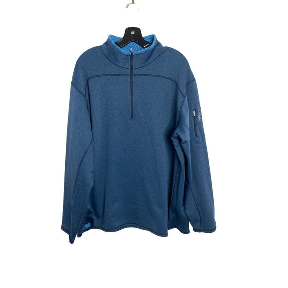 CABELA'S MEN'S BLUE 1/4 ZIP PULLOVER SZ XL - Picture 1 of 4